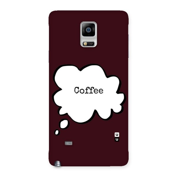 Coffee Bubble Back Case for Galaxy Note 4