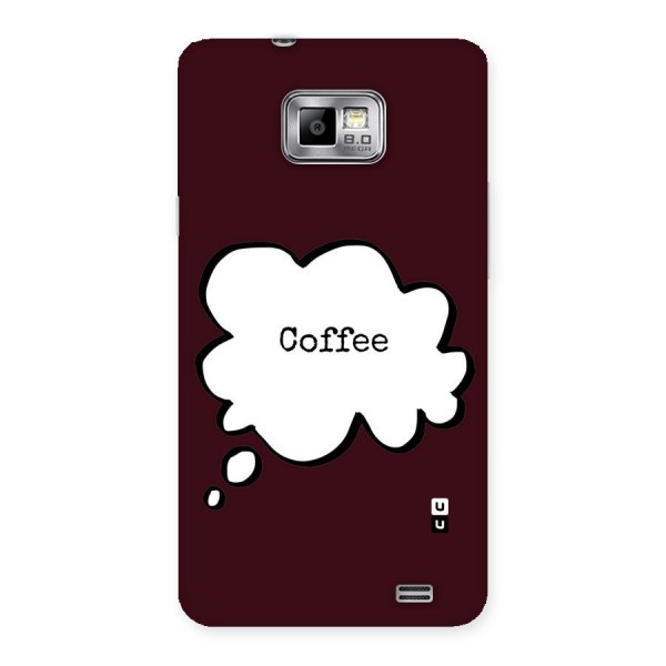 Coffee Bubble Back Case for Galaxy S2