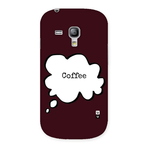 Coffee Bubble Back Case for Galaxy S3 Mini