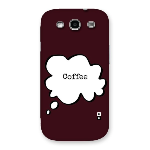 Coffee Bubble Back Case for Galaxy S3 Neo