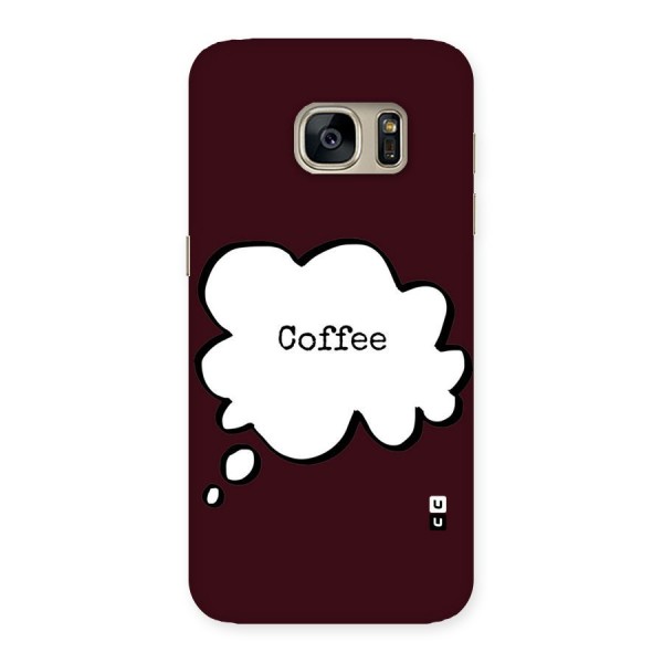 Coffee Bubble Back Case for Galaxy S7