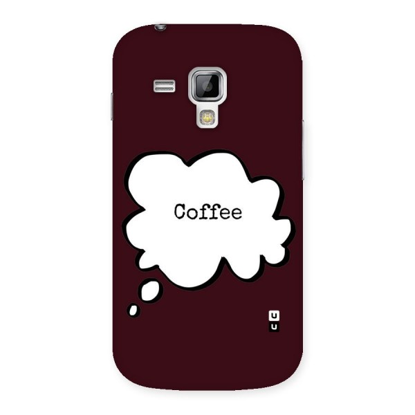 Coffee Bubble Back Case for Galaxy S Duos