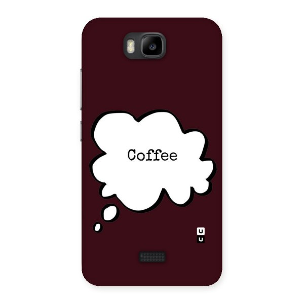 Coffee Bubble Back Case for Honor Bee