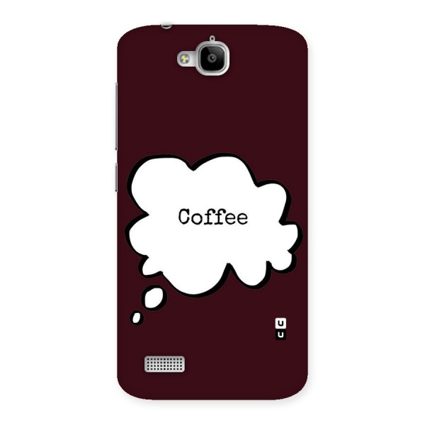 Coffee Bubble Back Case for Honor Holly