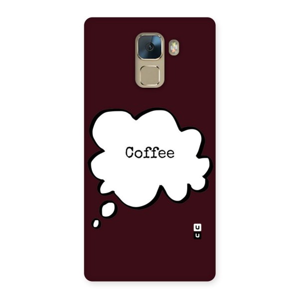 Coffee Bubble Back Case for Huawei Honor 7