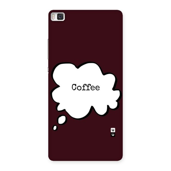 Coffee Bubble Back Case for Huawei P8