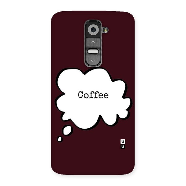 Coffee Bubble Back Case for LG G2
