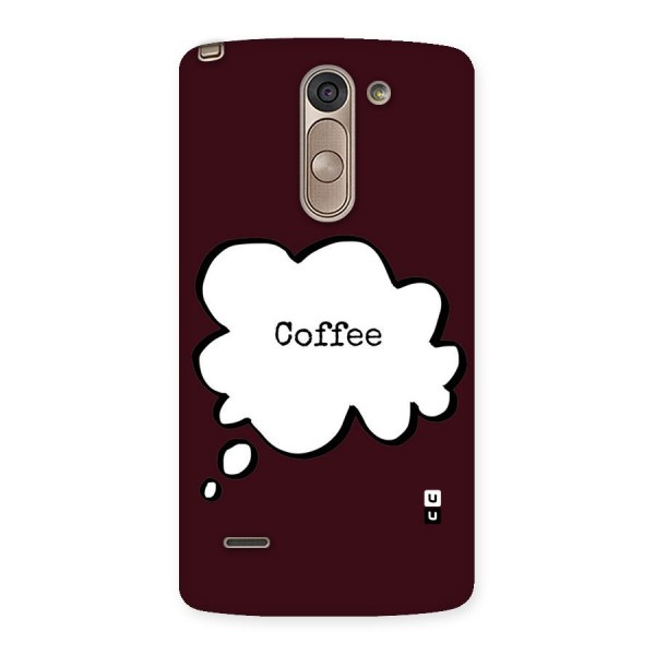 Coffee Bubble Back Case for LG G3 Stylus