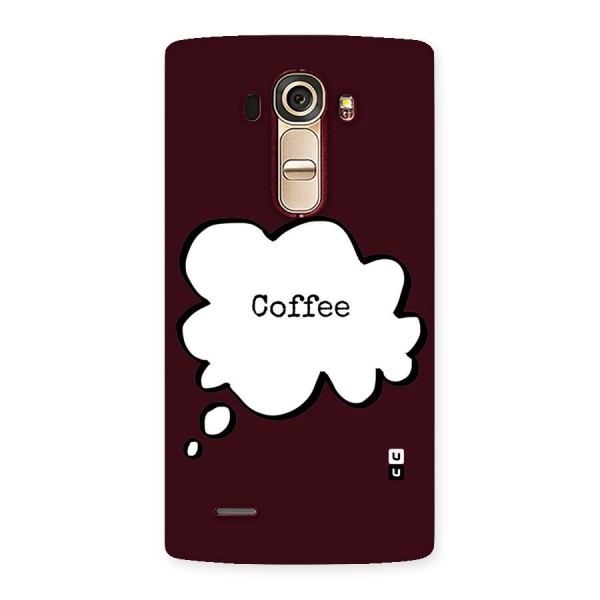 Coffee Bubble Back Case for LG G4
