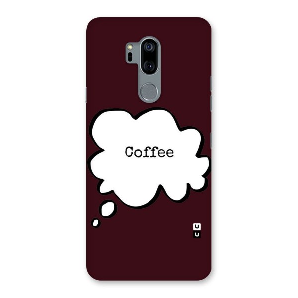 Coffee Bubble Back Case for LG G7