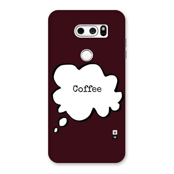 Coffee Bubble Back Case for LG V30