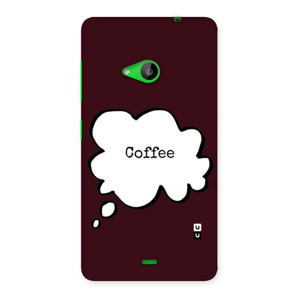 Coffee Bubble Back Case for Lumia 535