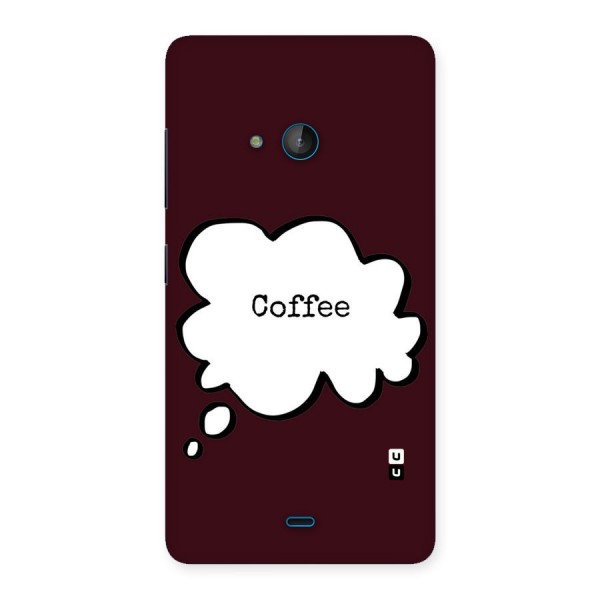 Coffee Bubble Back Case for Lumia 540