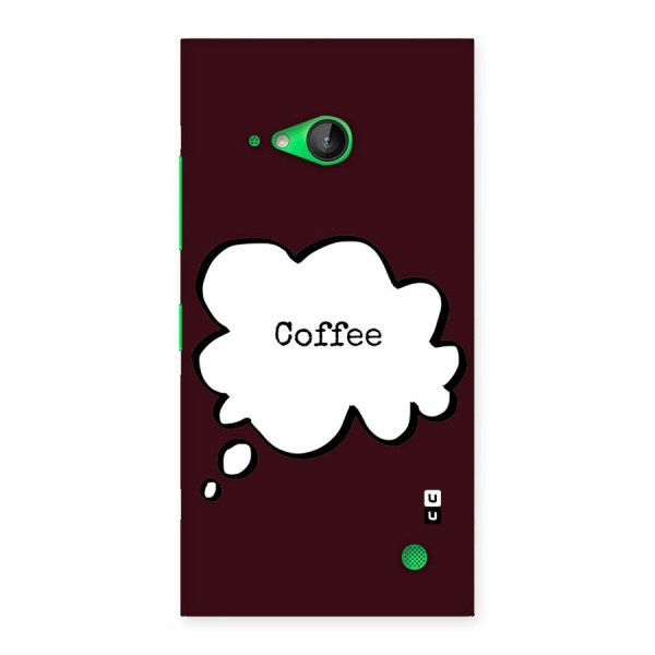 Coffee Bubble Back Case for Lumia 730