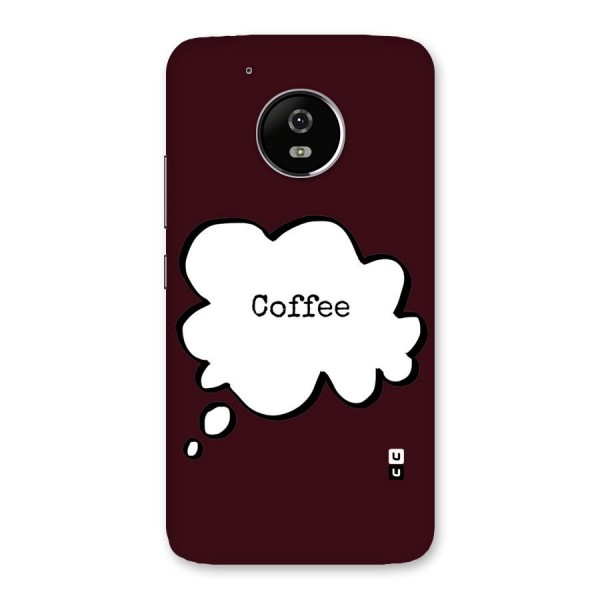 Coffee Bubble Back Case for Moto G5