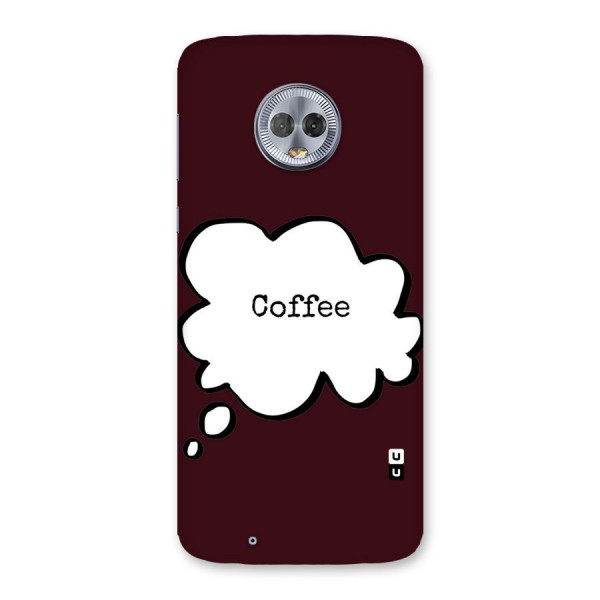 Coffee Bubble Back Case for Moto G6