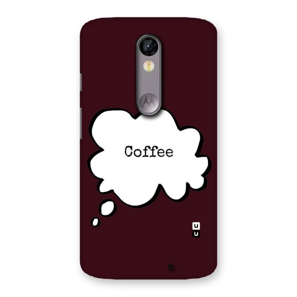 Coffee Bubble Back Case for Moto X Force
