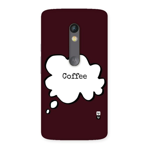Coffee Bubble Back Case for Moto X Play