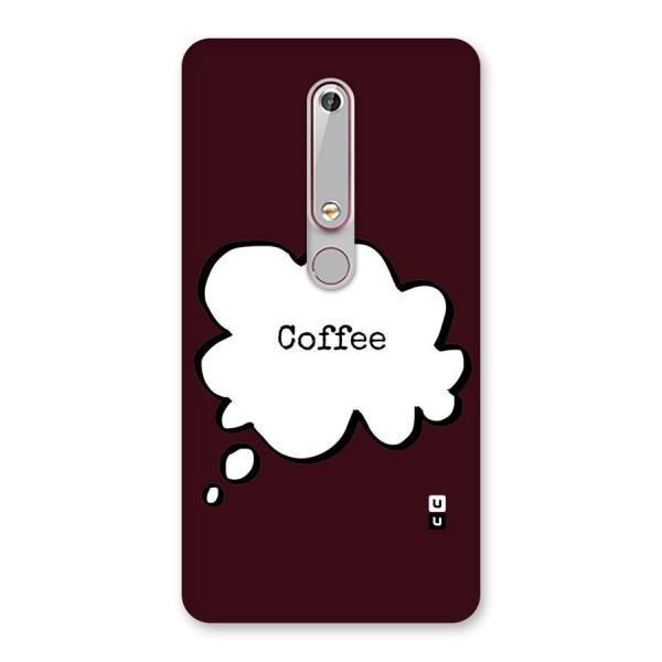 Coffee Bubble Back Case for Nokia 6.1