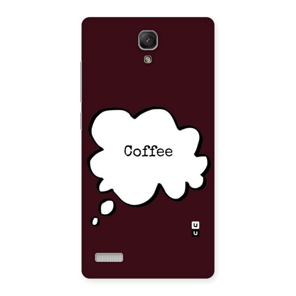 Coffee Bubble Back Case for Redmi Note Prime