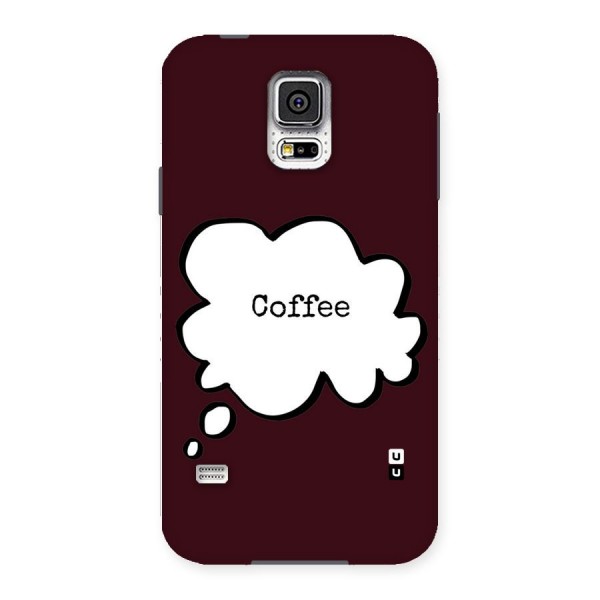 Coffee Bubble Back Case for Samsung Galaxy S5