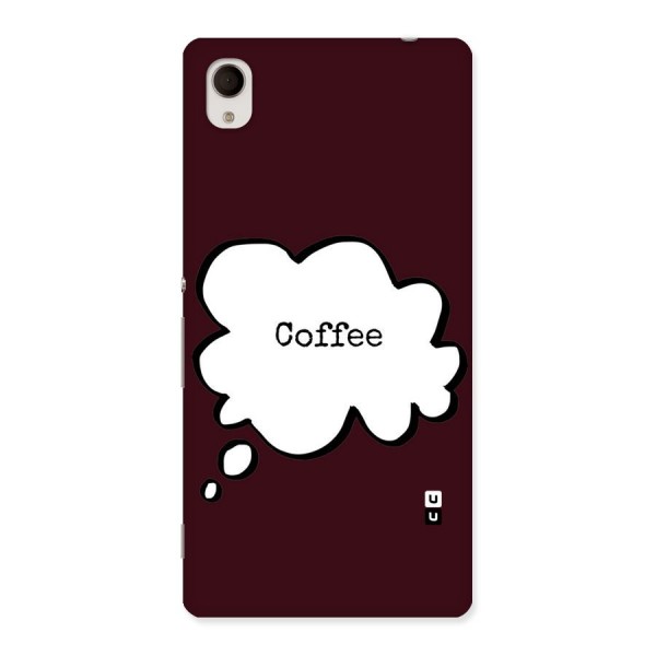 Coffee Bubble Back Case for Sony Xperia M4