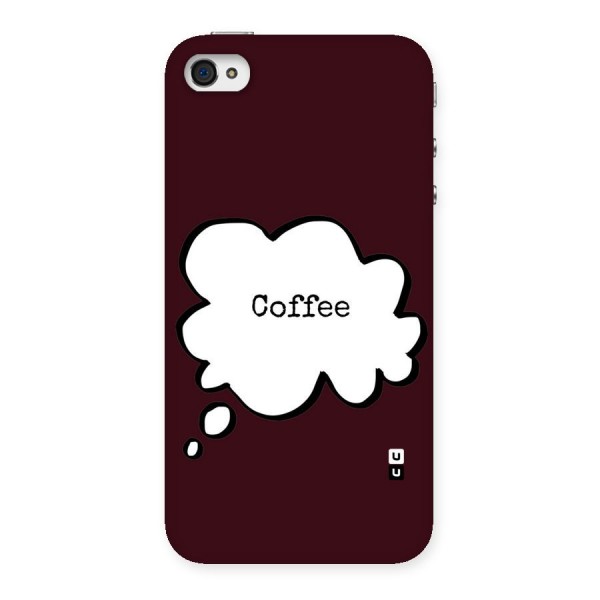 Coffee Bubble Back Case for iPhone 4 4s