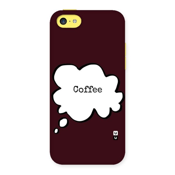 Coffee Bubble Back Case for iPhone 5C