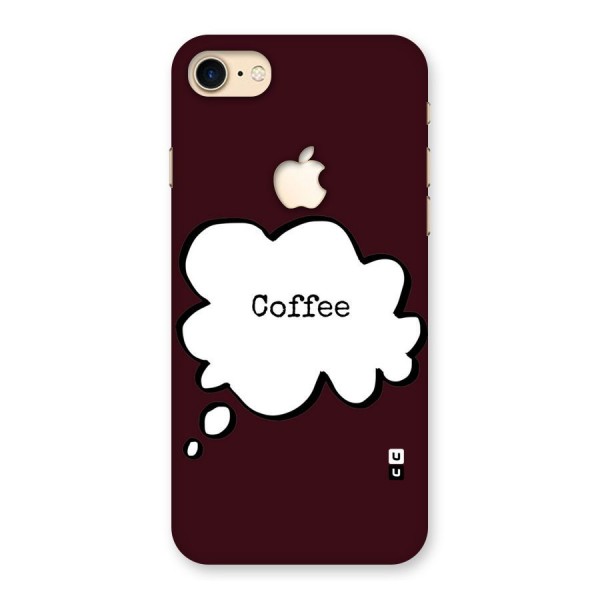 Coffee Bubble Back Case for iPhone 7 Apple Cut
