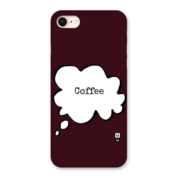 Coffee Bubble Back Case for iPhone 8
