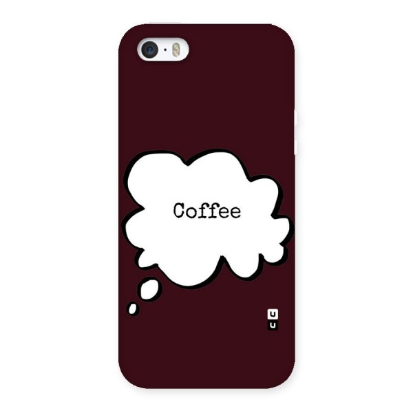 Coffee Bubble Back Case for iPhone SE