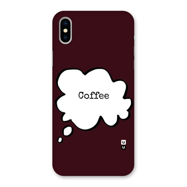 Coffee Bubble Back Case for iPhone X
