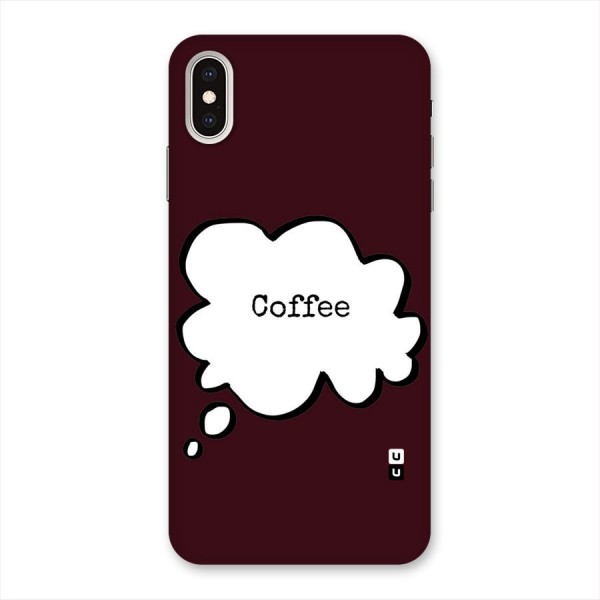 Coffee Bubble Back Case for iPhone XS Max
