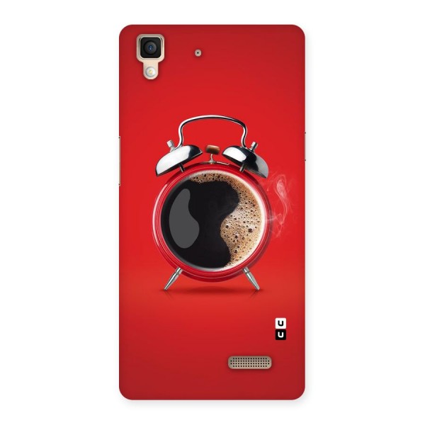 Coffee Clock Back Case for Oppo R7