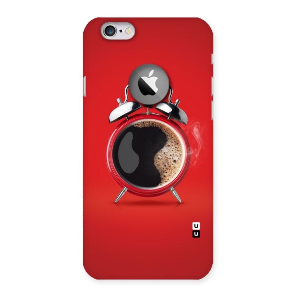 Coffee Clock Back Case for iPhone 6 Logo Cut