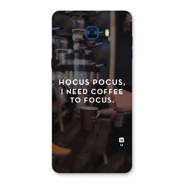 Coffee Focus Back Case for Galaxy C7 Pro
