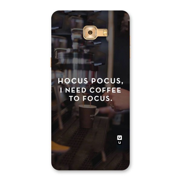Coffee Focus Back Case for Galaxy C9 Pro