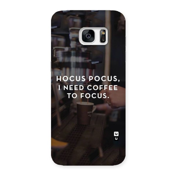 Coffee Focus Back Case for Galaxy S7 Edge
