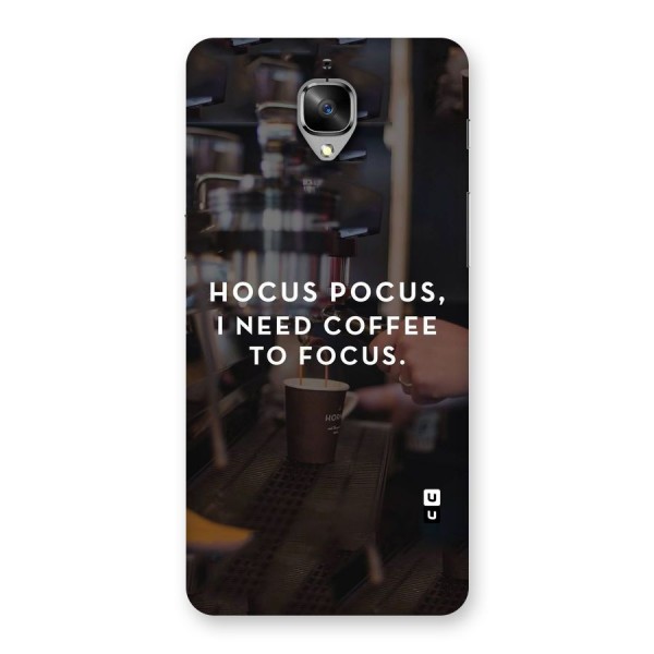 Coffee Focus Back Case for OnePlus 3