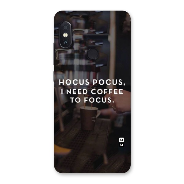 Coffee Focus Back Case for Redmi Note 5 Pro