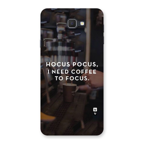 Coffee Focus Back Case for Samsung Galaxy J7 Prime