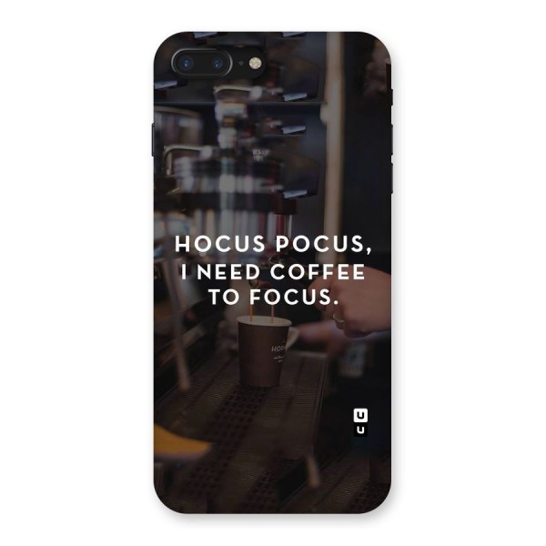 Coffee Focus Back Case for iPhone 7 Plus