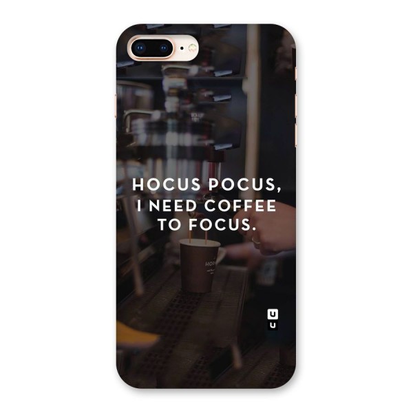 Coffee Focus Back Case for iPhone 8 Plus