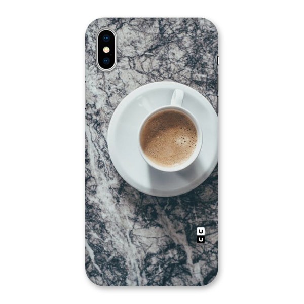Coffee On Marble Back Case for iPhone X