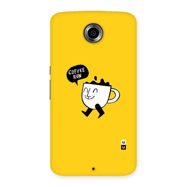 Coffee Run Back Case for Nexsus 6