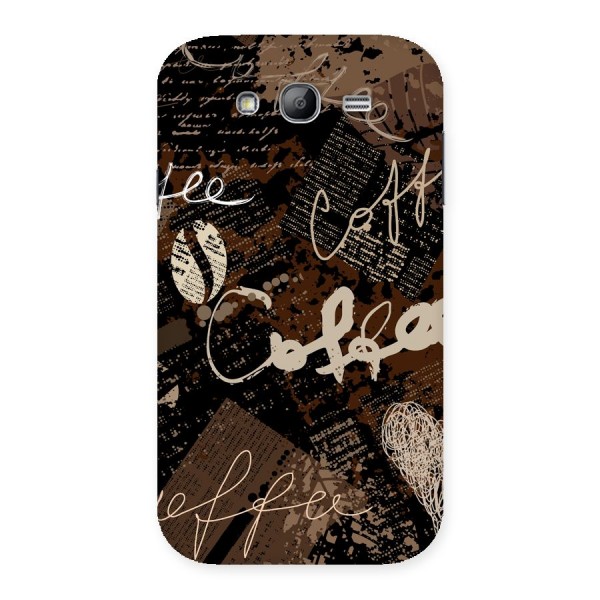 Coffee Scribbles Back Case for Galaxy Grand Neo Plus