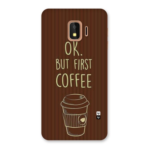 Coffee Stripes Back Case for Galaxy J2 Core