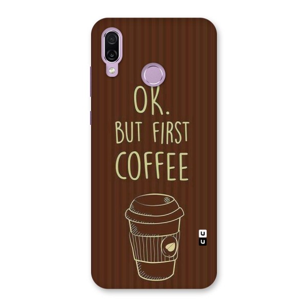 Coffee Stripes Back Case for Honor Play