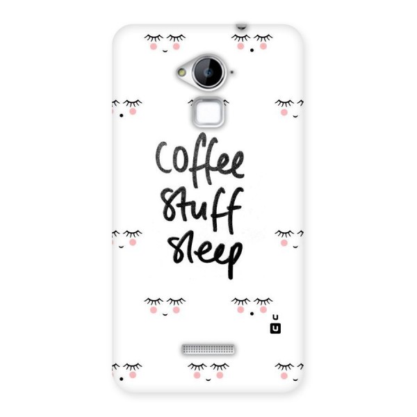 Coffee Stuff Sleep Back Case for Coolpad Note 3