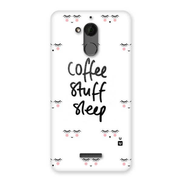 Coffee Stuff Sleep Back Case for Coolpad Note 5